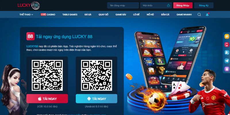 Tải app Lucky88 bằng các quét mã QR nhanh chóng